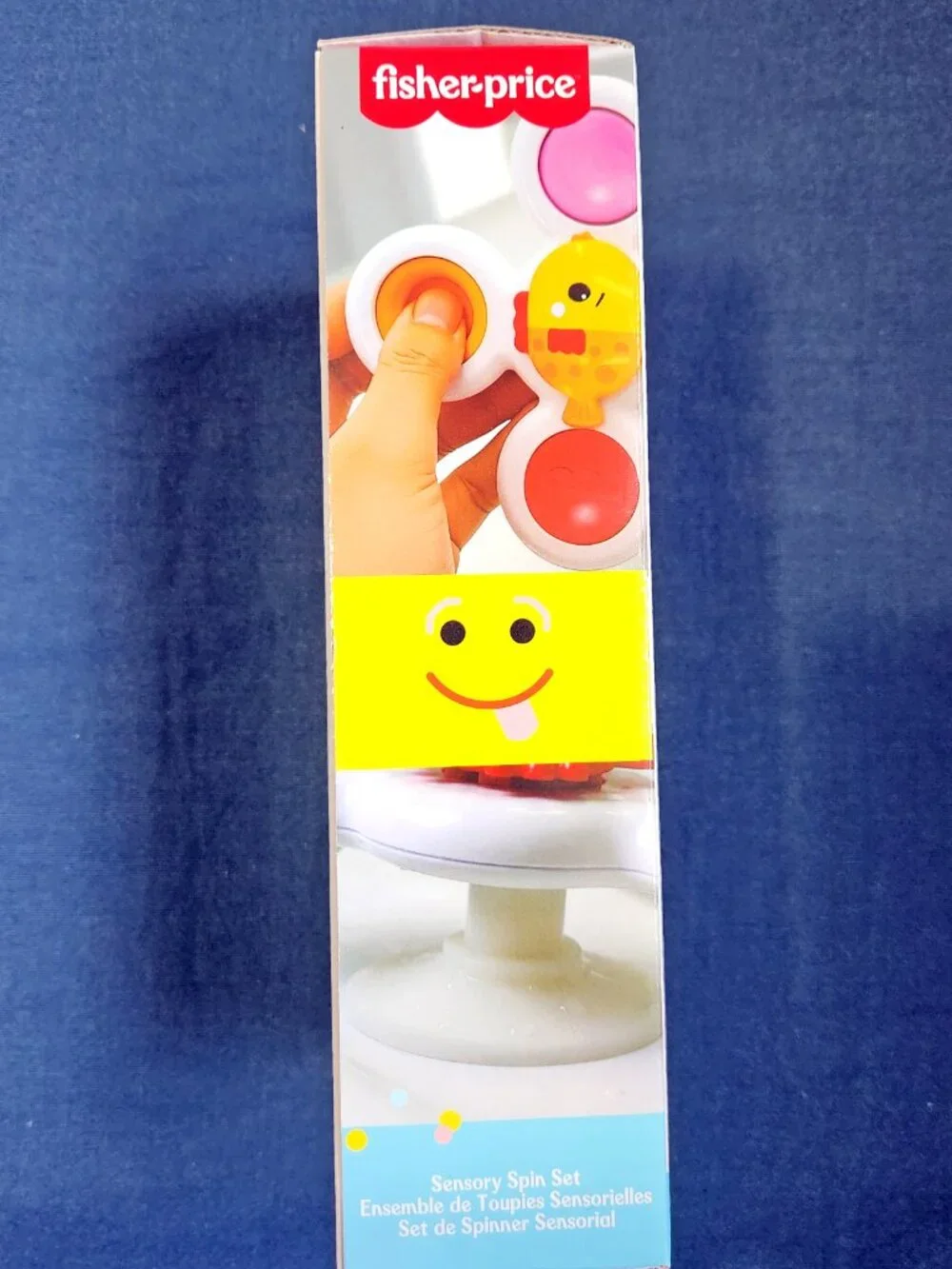 Fisher-Price Sensory Spin Set 3-Pc Suction Spinner Toys NWT
